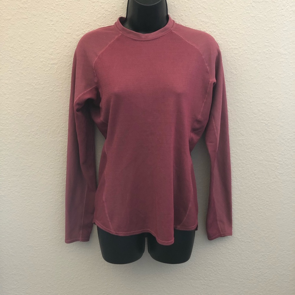 Patagonia Women's Long Sleeve Tee - Burgundy